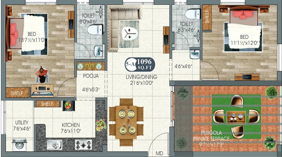 DAC Centum Floor Plan