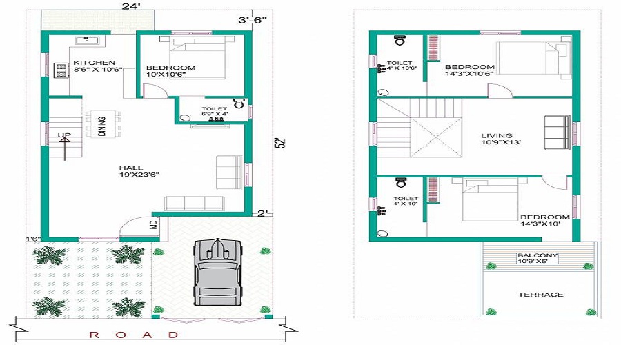 Vishnu Villas Floor Plan