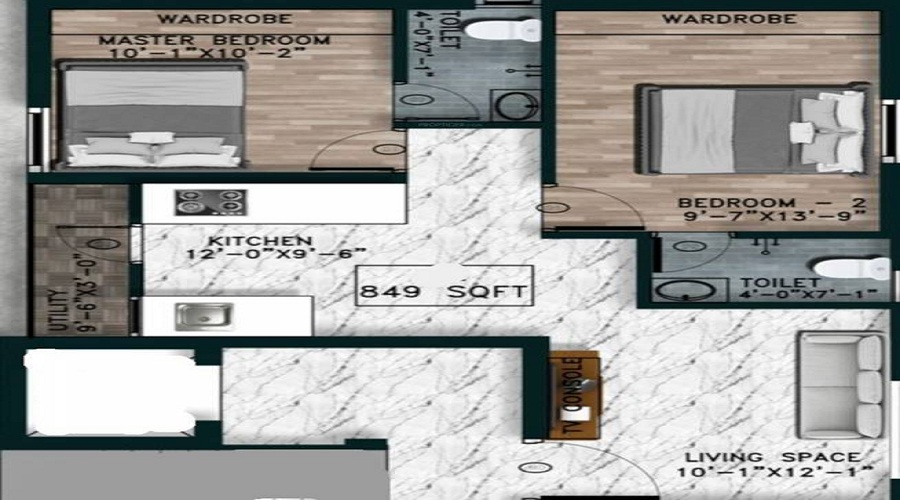 Arusham Uroda 51 Floor Plan