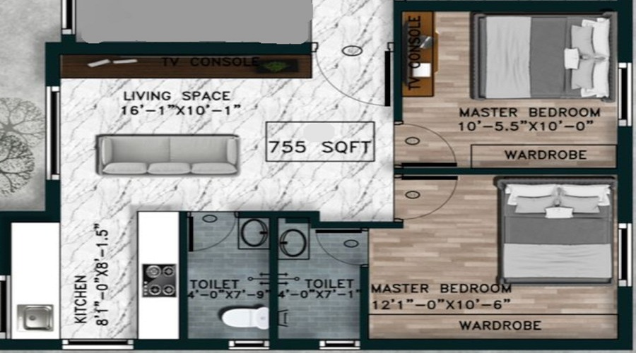 Arusham Uroda 51 Floor Plan