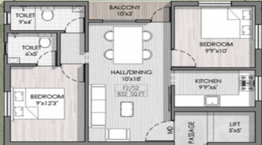 Sri Hari Kalpataru Floor Plan
