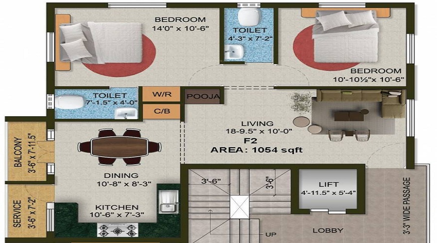 Karuppaswamy Tulsi Floor Plan