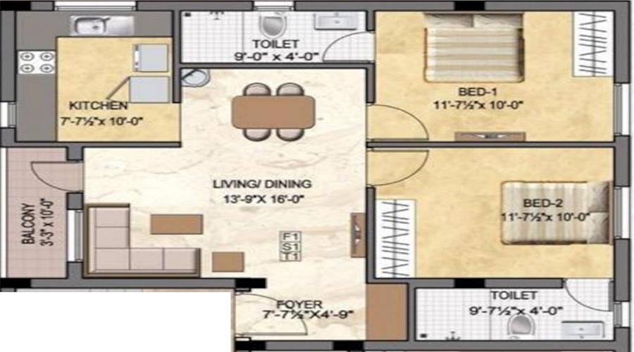 SCC Swandras Rose Floor Plan