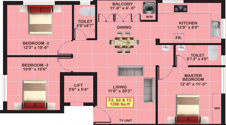 Eeshani Thirukumar Palace Floor Plan