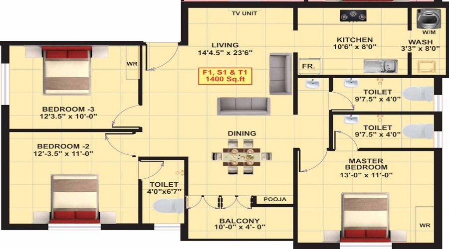 Eeshani Thirukumar Palace Floor Plan