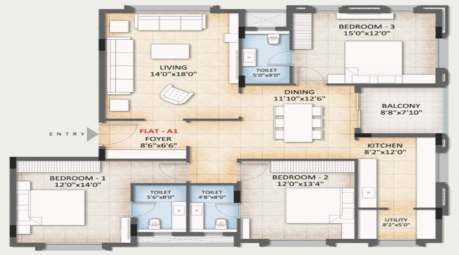 S And S Zennova Floor Plan