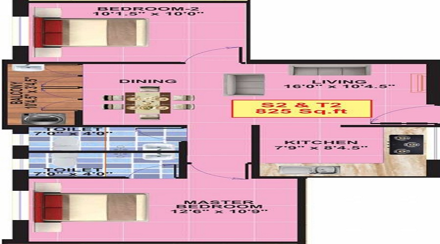 Eeshani Gomithra Floor Plan