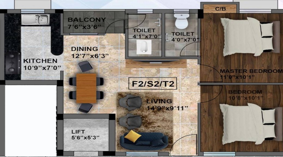 Sri Ayyan Royal Floor Plan