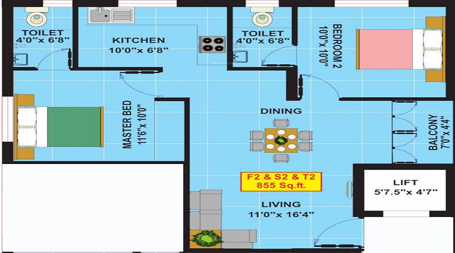 Eeshani Kandha Floor Plan