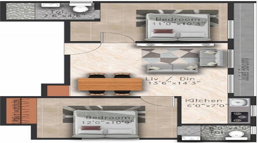 Reda Anugraha Floor Plan
