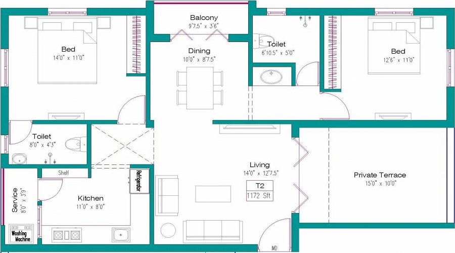 Ruvy Vishnu Floor Plan