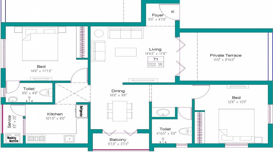 Ruvy Vishnu Floor Plan