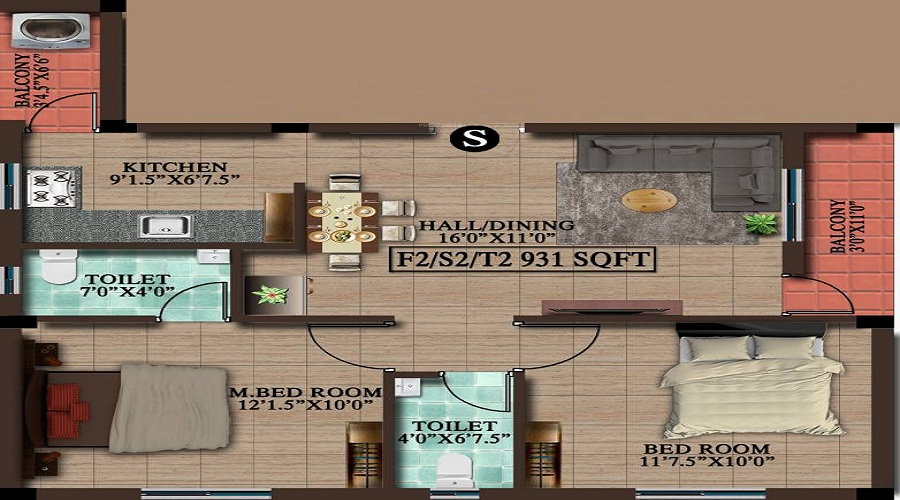 MP Pebbles Floor Plan
