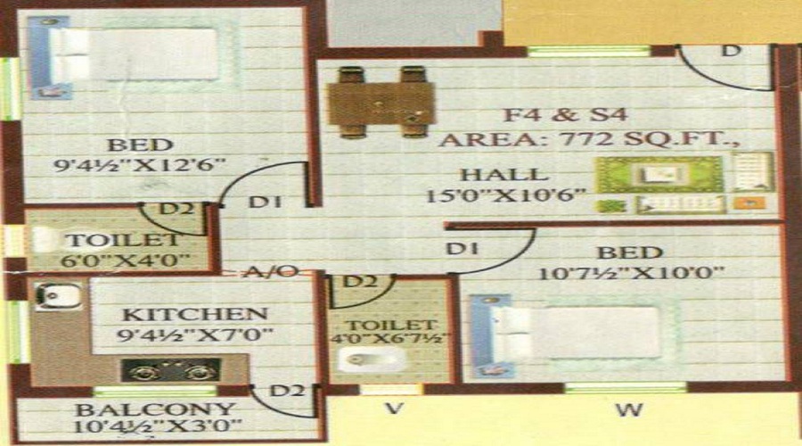 Swethaa Vaikund Floor Plan