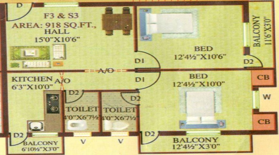 Swethaa Vaikund Floor Plan