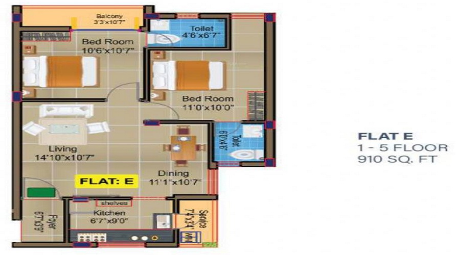 GP East Wind Floor Plan