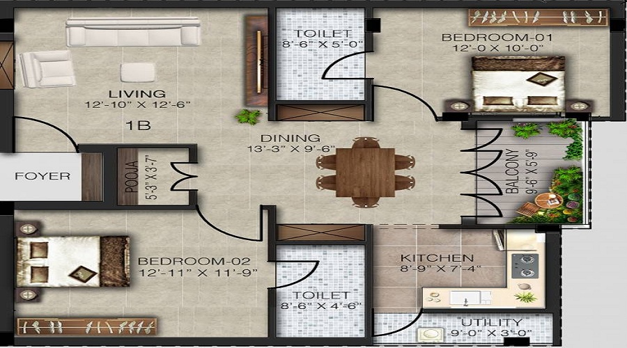 Kaaviya Saistha Floor Plan