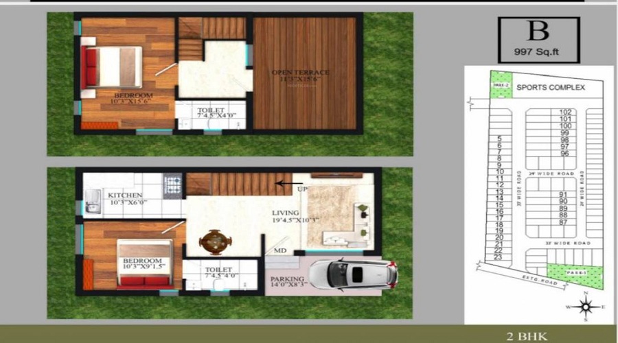 Right Angle Nammazhvar Thottam Floor Plan