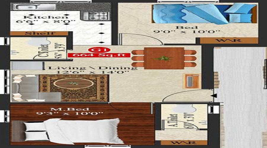 Meenakshi Navarathna Floor Plan