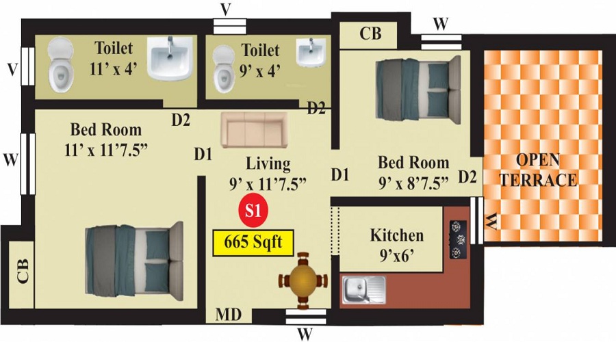 Live Aadhana Floor Plan