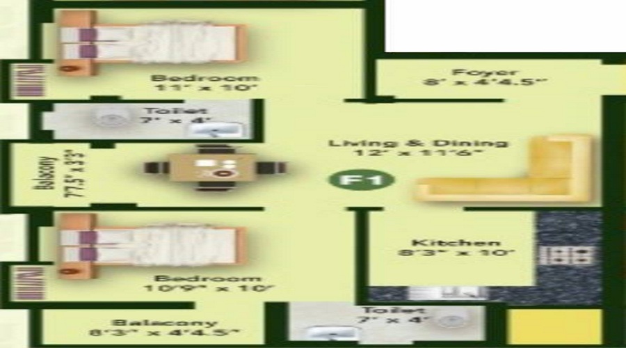 MS MM Thulir Floor Plan