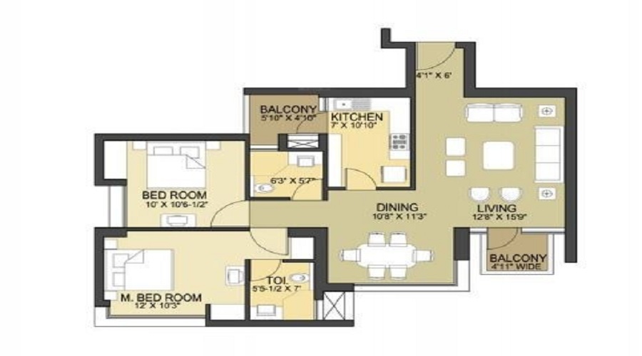 Sai Twin Face Floor Plan