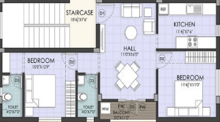 MS Casa Feliz Floor Plan