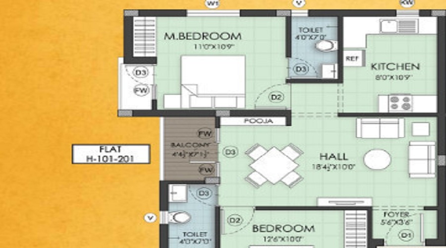MS Casa Feliz Floor Plan