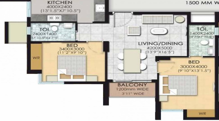 Ruby Royal Tower Floor Plan