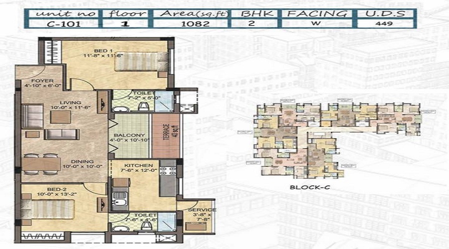 Pace Park Lane Floor Plan