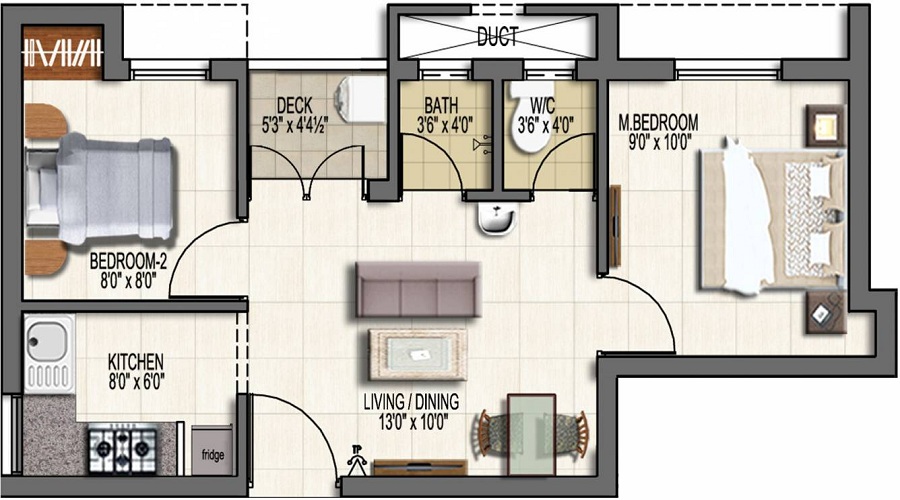 Doshi First Nest Floor Plan