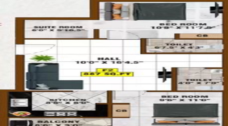 Bharathi Sai Hazel Floor Plan