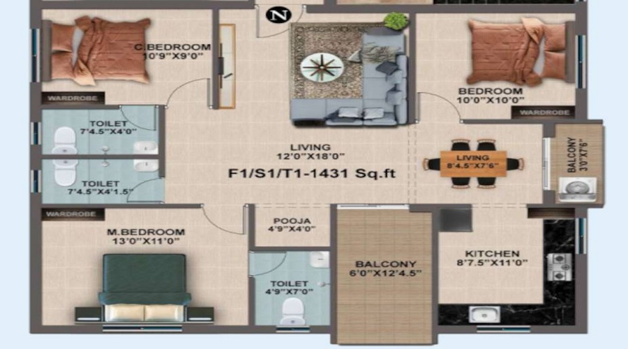 MP Ownit Floor Plan