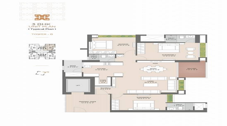 Mahaprabhu Harmony Harikesh Floor Plan