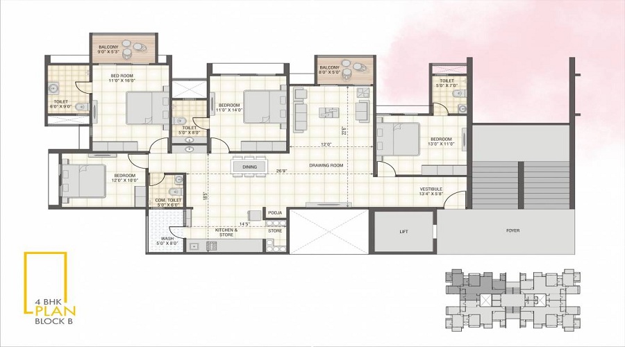 Swagat Agacia Floor Plan