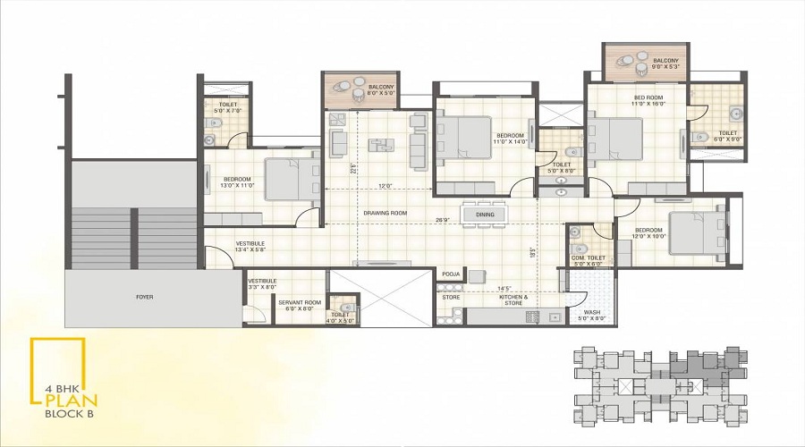 Swagat Agacia Floor Plan