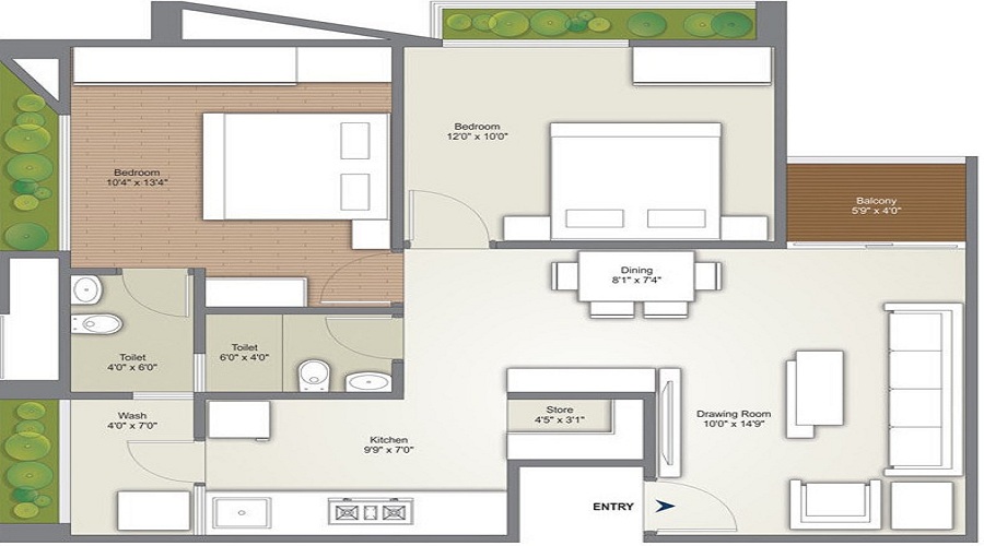 Polaris Sparsh Floor Plan