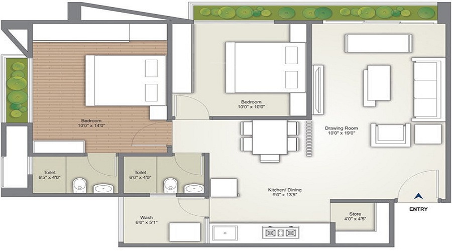 Polaris Sparsh Floor Plan