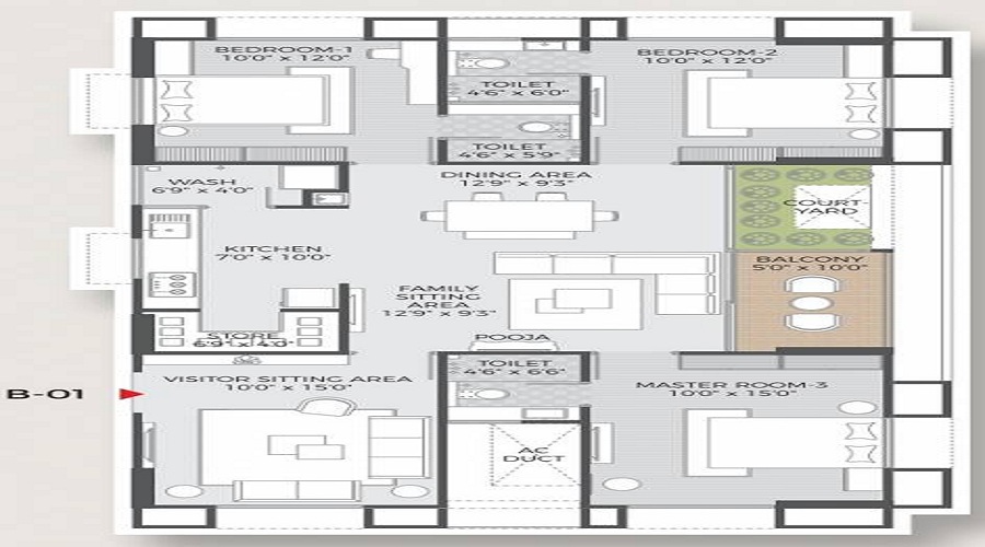 Atishay Shivalay III Floor Plan