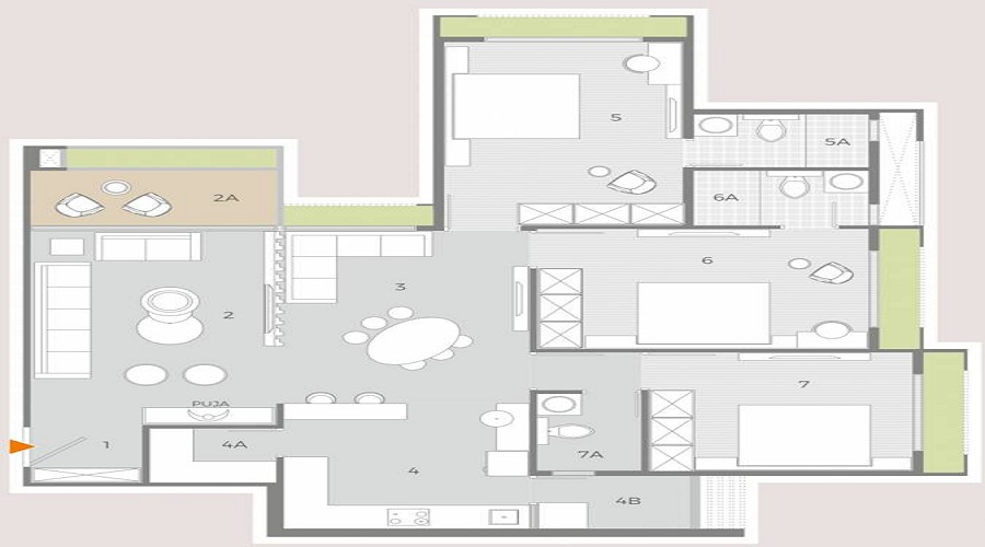 Ratnaakar Pristine Floor Plan