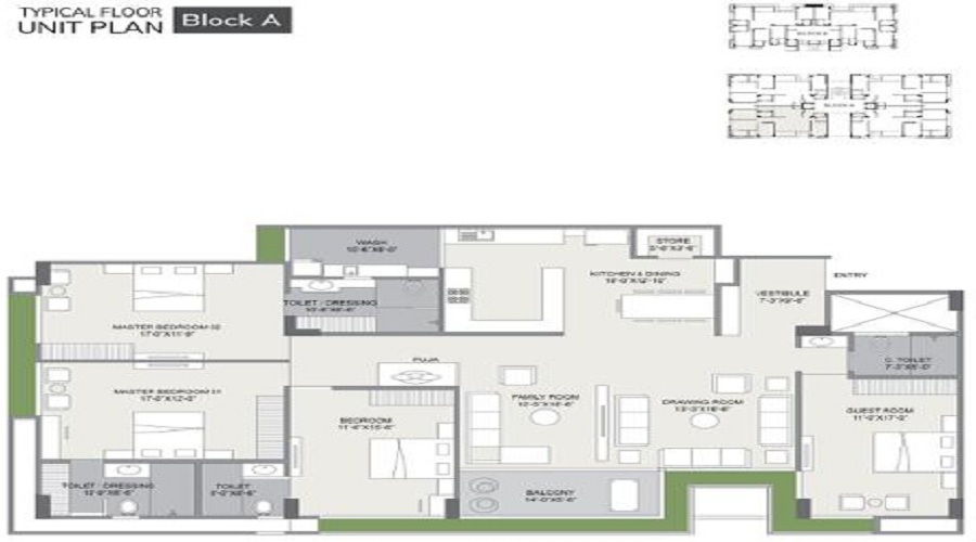 Sahajanand Casa Amplio Floor Plan