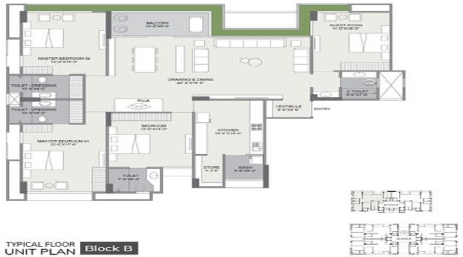 Sahajanand Casa Amplio Floor Plan
