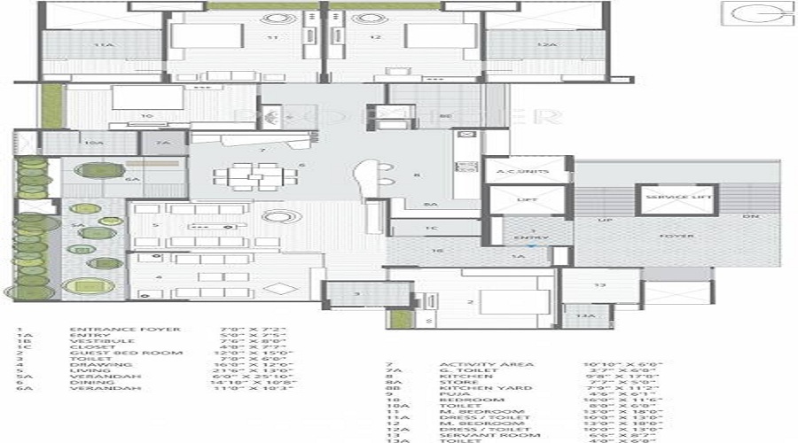Goyal Riviera Antilla Floor Plan