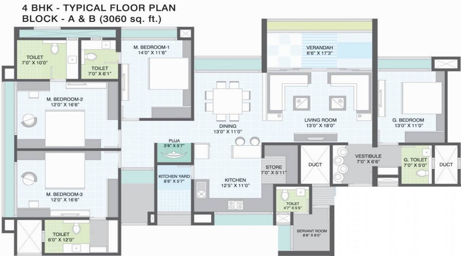 Gala Imperia Floor Plan