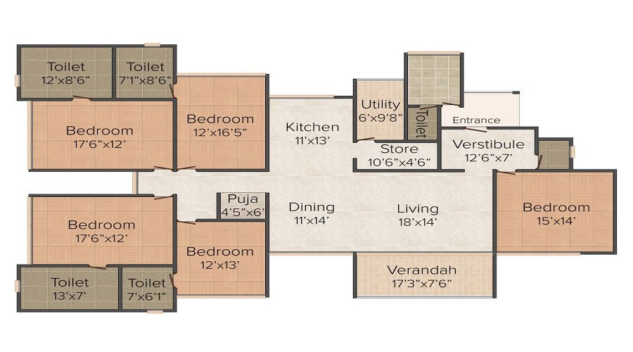 Gala Imperia Floor Plan