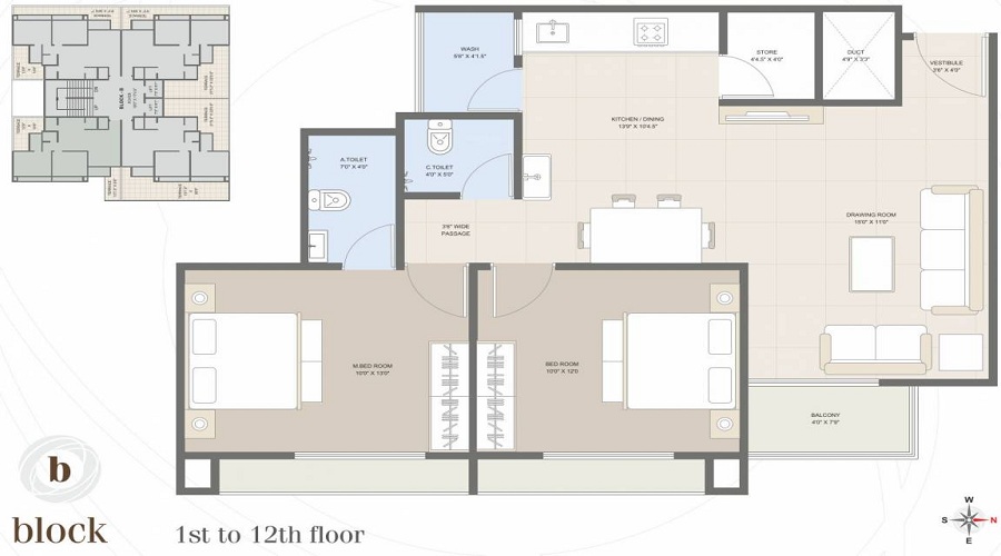 Origin Heights Floor Plan