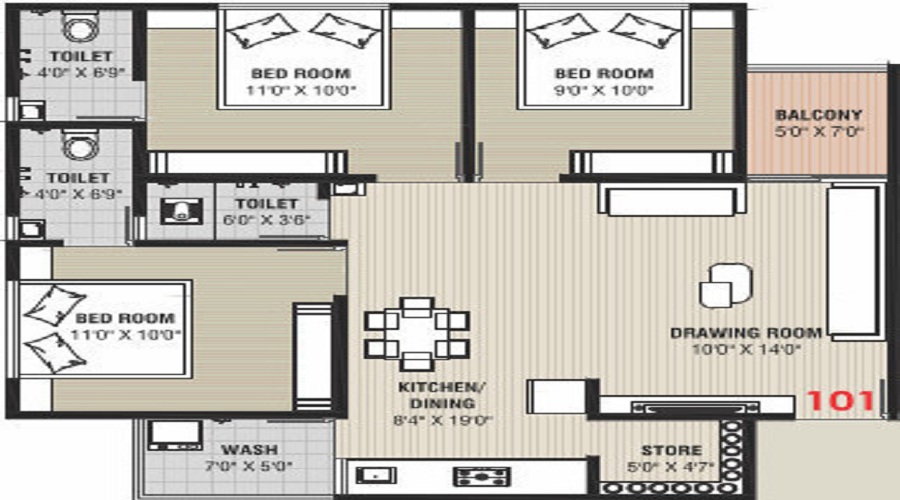 Kadamb Greens Floor Plan