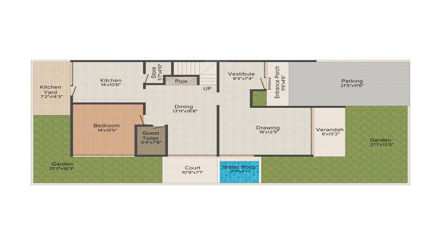 Paghadi Amaranthus Floor Plan