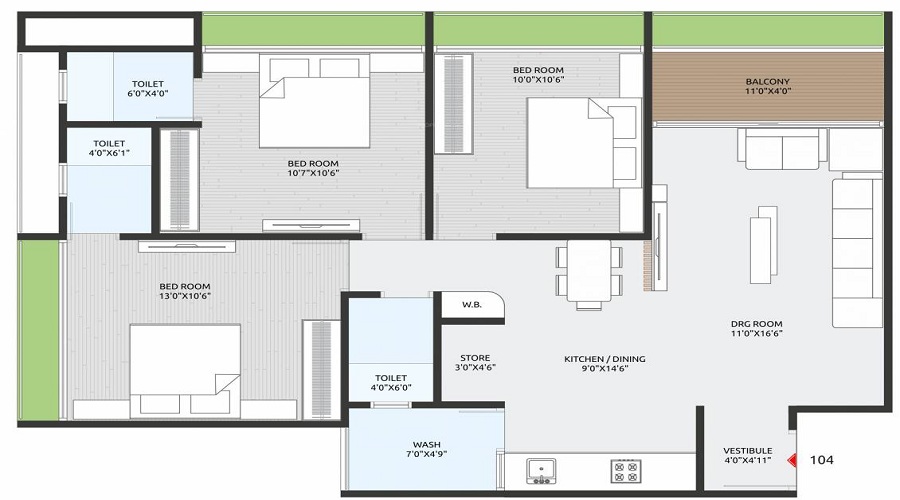 Signor Skyline Floor Plan