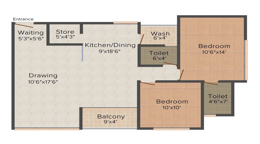 Dharmaja Shivesh 182 Floor Plan